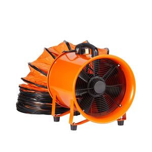 Ventilatore Industriale Portatile da 380W, Potente Aspiratore da Officina con Ventola Cilindrica da 10 Pollici e Tubo Flessibile da 10 Metri, Modello UT 1893FM - Product Image 1