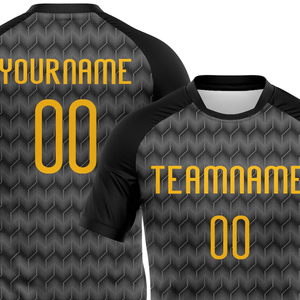 Maillot de volley-ball OEM personnalisé par sublimation, tenue d'équipe respirante avec tissu premium et design graphique - Product Image 4