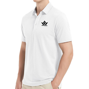 เสื้อโปโลแขนสั้นสีเขียวอมฟ้าสำหรับผู้ชาย ผ้าฝ้าย 100% ระบายอากาศได้ดี เหมาะสำหรับใส่ลำลอง เล่นกอล์ฟ เทนนิส หรือใส่ทำงาน ทรงปกติ - Product Image 5