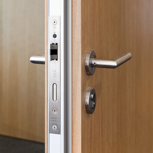 Dễ dàng cài đặt văn phòng âm thanh bằng chứng tường partitin rắn bằng gỗ nhôm khung phân vùng tường với melamine <span class=keywords><strong>HPL</strong></span> kết thúc - Product Image 3