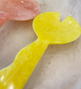 Juego de Servidores de Ensalada de Resina, Incluye Cuchara para Helado, Ecológico, Apto para Lavavajillas, Moderno, Multifuncional, Estilo Americano, Largo, para Bodas - Product Image 4