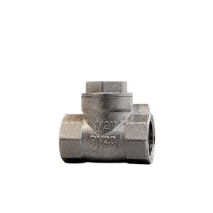Vanne anti-retour horizontale en laiton NRV 15 mm (1/2 pouce) pour plomberie – Raccord pour prévenir le reflux dans les conduites - Product Image 3