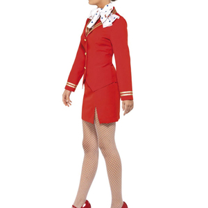 Nouveaux uniformes d'hôtesse de l'air pour femmes, de bonne qualité et à prix abordable, ensembles d'hôtesse de l'air, logo et taille personnalisés - Product Image 3