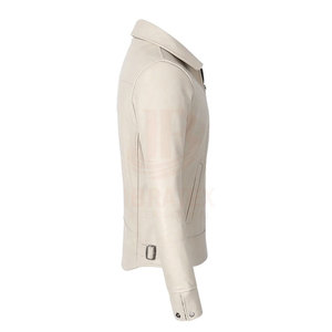 Vente directe d'usine, nouvelle arrivée, veste en cuir pour homme à manches longues, veste en cuir d'hiver personnalisée en gros - Product Image 3