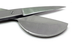 WORLD PRECISION SURGICAL Tijeras Quirúrgicas Tipo Pico de Pato para Vendajes, Mango Negro, Acero Inoxidable, Instrumento de Cirugía General, Set CE - Product Image 3