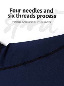 Custom Sportswear Compression Set Polyester Quick Dry Elastic 5pcs Workout Clothing Fitness Apparel Men Gym Wear - Product Image 4