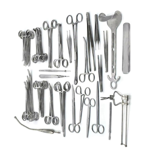 ชุดเครื่องมือผ่าตัดทั่วไปคุณภาพสูง 50 ชิ้น สำหรับการผ่าตัดเปิดหน้าท้อง ผลิตจากเหล็กกล้าไร้สนิมเยอรมัน ใช้พลังงานแบบแมนนวล ได้รับการรับรองมาตรฐาน CE ISO - Product Image 2