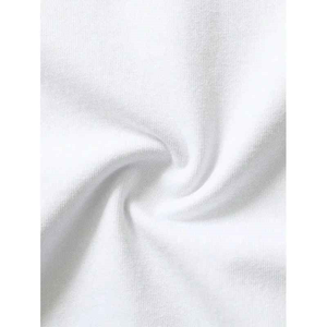 Camiseta de Algodón Blanca para Hombre con Estampado de Letras y Diseño de Calavera, Cuello Redondo, Manga Corta, Corte Regular Informal, Tejido de Punto Transpirable - Product Image 4