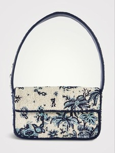 Bolso de Mano Cuadrado de Lona Clásico con Bordado y Cuentas, con Patrón de Limones, para Uso Diario y Viajes - Product Image 6