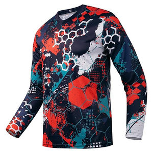 เสื้อแข่งรถมอเตอร์ไซค์คุณภาพสูง น้ำหนักเบา ระบายความชื้นได้ดี และทนทาน เสื้อผ้ากีฬาสำหรับนักขี่มอเตอร์ไซค์ชาย - Product Image 1