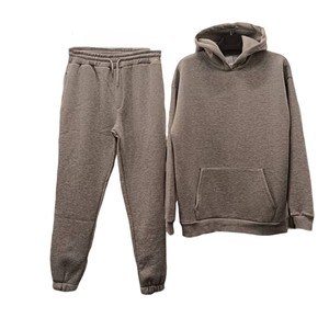 Vêtements d'hiver Sweatshirts Sweatpants Sets Pullover Unisex Elastic Cuffs Waistband Drawstring Casual Men Sportswear Hoodies - Product Image 3