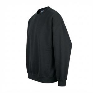 Sweat-shirt à col rond noir pour homme, coupe classique, en coton tricoté, pull décontracté pour l'automne, pull tendance streetwear pour homme - Product Image 2