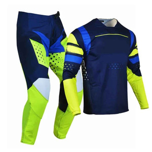 Conjunto de Jersey y Pantalones de Motocross Sublimados Personalizados al por Mayor para Hombre y Mujer, Color Rosa Fluorescente, Equipo de Carreras MX, Kit de Enduro para Motocross, MOQ Bajo - Product Image 5