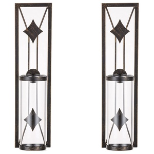 Décoration murale Fournitures d'éclairage Bougie Votive Stands Métal Moderne Noir Finition Murale Votive Bocaux En Verre À Bas Prix Pas Cher - Product Image 4