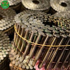 1-3/4 Inch Steel Coil Nails Smooth/<b>Screw</b>/Ring/Spiral Shank Types Factory Price Direct Vietnam for Pallet | clavo en rollo - Product Image 2