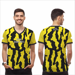 เสื้อยืดผู้ชายสไตล์ใหม่ล่าสุด ดีไซน์ทันสมัย ผ้าฝ้าย 100% ทรงหลวม พิมพ์ลาย ขายดี - Product Image 3