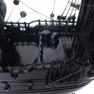 Barco Pirata de Perlas Negras Hecho a Mano, Modelo Pequeño Captain Line para Decoración de Hotel, Oficina, Hogar y Regalo - Contacto para Venta al por Mayor - Product Image 4