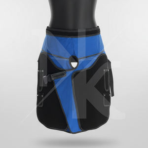 Delantal de Herrador y Pantalones Largos de Cuero Genuino Personalizables con Costuras Reforzadas Duraderas, Cierre de Hebilla y Bolsillos Especiales para Herramientas - Product Image 6