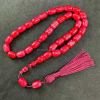 Haute qualité h Tasbih 33 perles Turquoise résine prière chapelet pierre musulman compteur bijoux nouvelle inde mode colliers de perles