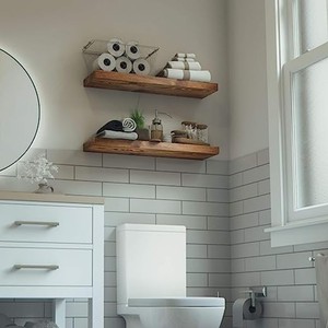Iron Industrial Oval Wall <b>Mirror</b> with Floating Shelf-Handcrafted Eco-friendly Home Decor - Product Image 4