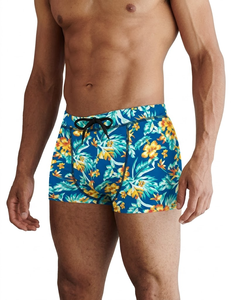 MLY <b>Mens</b> Woven Drawstring Mid Waist Casual Swim <b>Trunks</b> Shorts Hot Shorts Breathable Waterproof Custom OEM Brand - Product Image 3