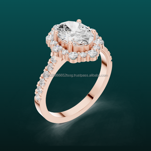 REGAL 14K Cluster Diamond Style Anillo de moda para eventos - Product Image 1