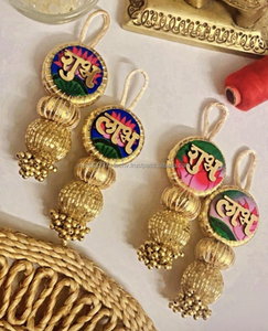 ลูกปัดไม้ทำมือขนาดเล็กแบบขายส่งสำหรับตกแต่งผนังบ้านสไตล์โมเดิร์น ตกแต่งวัด งานดีวาลี อีสเตอร์ งานรับปริญญา งานแต่งงาน - Product Image 1