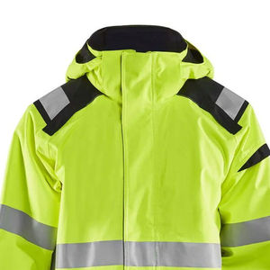 Chaqueta de Trabajo de Alta Visibilidad para Hombre, Impermeable, Transpirable, con Cremallera Reflectante, Servicio Personalizado OEM, Venta al Por Mayor - Product Image 6