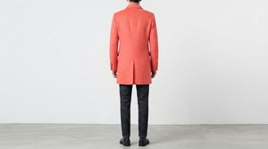 <b>Men's</b> Premium <b>Long</b> Overcoat Tailored Fit Button Front Classic Collar <b>Winter</b> Outerwear Custom Private Label Fashion <b>Coat</b> - Product Image 2