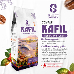KAFIL Sachet de café portable à étiquette personnalisée, mélange privé, café froid, OEM, Arabica, Robusta chaud, 30, Fournisseur d'usine Vietnam - Product Image 4