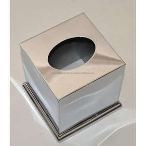 Dispensador de servilletas de hierro de hoja de metal listo para usar, caja de servilletas portátil fácil para cocinas, precios razonables a granel - Product Image 6