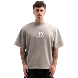 เสื้อยืดคอตตอนผู้ชายไซส์ใหญ่ ผ้าหนา คอกลม แขนสั้น ทรงหลวม สไตล์ลำลอง สตรีทแวร์ ขายส่ง - Product Image 1