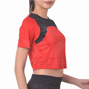 Camiseta Corta Elegante, Tejido Transpirable, Manga Corta, Cuello Redondo, Diseñada para Estilo Urbano y Uso Diario - Product Image 6