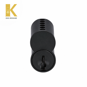 Cylindre de serrure SFIC à remplacement rapide, laiton noir mat, 6 goupilles, clé G, pour la sécurité des portes commerciales - Product Image 2