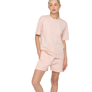 OEM ODM Service Acceptable Women's Leisurewear <b>Twin</b> <b>Set</b> T-Shirts & Shorts Custom Print Plain Blank Shorts <b>Sets</b> For Women - Product Image 5