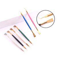 Outils professionnels de rehaussement de cils en acier inoxydable avec peigne, accessoire fonctionnel à marque privée, emballage OEM et ODM