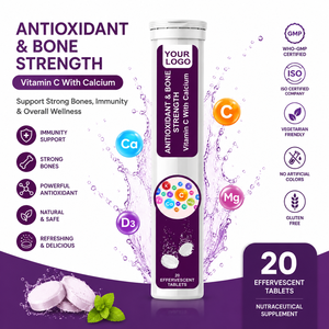 Immunity Enhancing Antioxidant Effervescent Tablet 01 Dietary <b>Supplement</b> for OEM Private Label Supply - Product Image 1