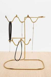 Expositor de joyería de primera calidad, fabricante de expositores para joyería, expositor de joyería dorado para mesa, expositor con base de mármol. - Product Image 6