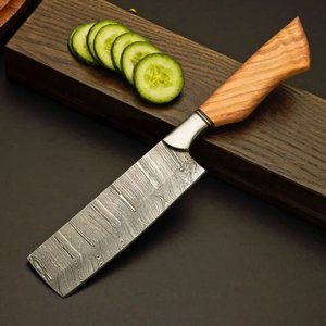 LEGACY BLADES Luxury Handmade Damascus Kitchen <b>Knife</b> <b>Set</b> Premium Chef Cutlery Natural Wood Handle Custom Logo Supplier - Product Image 5