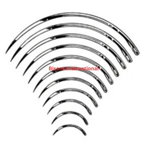 Agujas de Sutura Quirúrgica Médica al por Mayor BISONS, Agujas de Sutura de Acero Inoxidable Reutilizables y Autoclavables para Hospital - Product Image 3