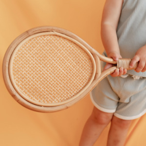 Jouets de raquette de tennis en rotin, jeu de sport d'imitation pour bébés, jouets éducatifs pour enfants à prix avantageux - Product Image 1
