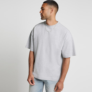 Camiseta de Verano Estilo Vintage, Holgada, con Hombros Caídos, 250gsm, Algodón Grueso, Corte Cuadrado, Personalizada, 100% Algodón - Product Image 1
