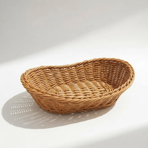 Cesta de ratán tradicional hecha a mano, económica, para la organización del hogar, cestas de ratán natural para guardar toallas y ropa - Product Image 1