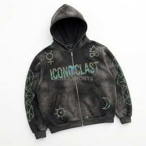 เสื้อฮู้ดดี้พรีเมียมสำหรับผู้ชาย ผ้าฟลีซคอตตอน 100% ลายพิมพ์ดิจิทัล แฟชั่นฤดูหนาว แบบสั่งทำพิเศษ เนื้อผ้านุ่ม ขัดเงา ป้องกันขนร่วง - Product Image 4