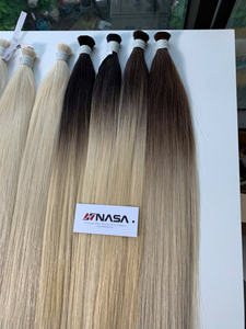 Extensions de cheveux vietnamiens en vrac de 100 grammes, naturelles, lisses, vierges, toutes longueurs, super double trame - Product Image 6