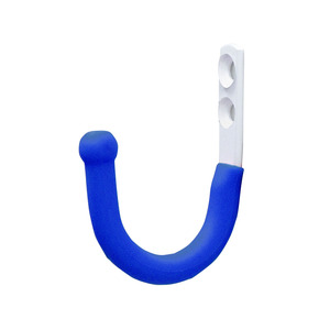 56mm White Multifunctional Iron Wall Mounted <b>Hook</b> with Silicone Tube Cover for Kitchen Bathroom Living Room Garage & Wardrobe - Product Image 6