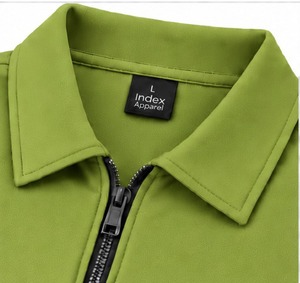 Polo de Primera Calidad para Hombre con Cierre de Cremallera, Logotipo Personalizado Bordado, Ropa Deportiva, Golf, Casual - Product Image 2