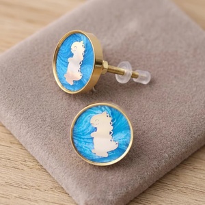 Ba Brass Resin Industrial Cabinet Knobs <b>Drawer</b> Handles Blue Dragon Design Eco-Friendly for Home Office Living Room Furniture - Product Image 3
