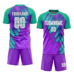 เสื้อฟุตบอลแบบปรับแต่งได้พร้อมชื่อทีมและโลโก้ด้านหน้า เทคโนโลยีการตัดอัตโนมัติสำหรับชุดทีมปี 2026 - Product Image 3