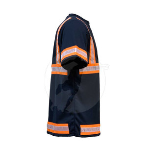 Modern Comfortable Workwear Reflective Details Lightweight Material Custom Colour Polyester Visible <b>T</b> <b>Shirt</b> Factory Safety <b>Shirt</b> - Product Image 4